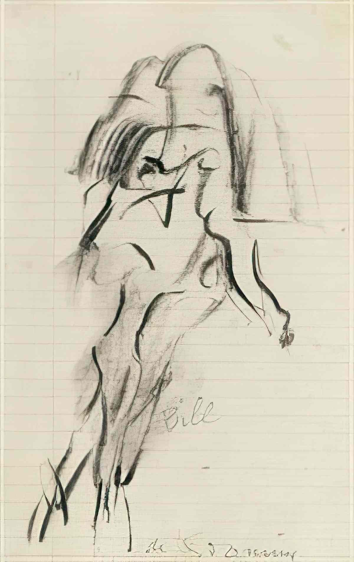 Willem de Kooning untitled woman8 2 Art A4 Photo Print