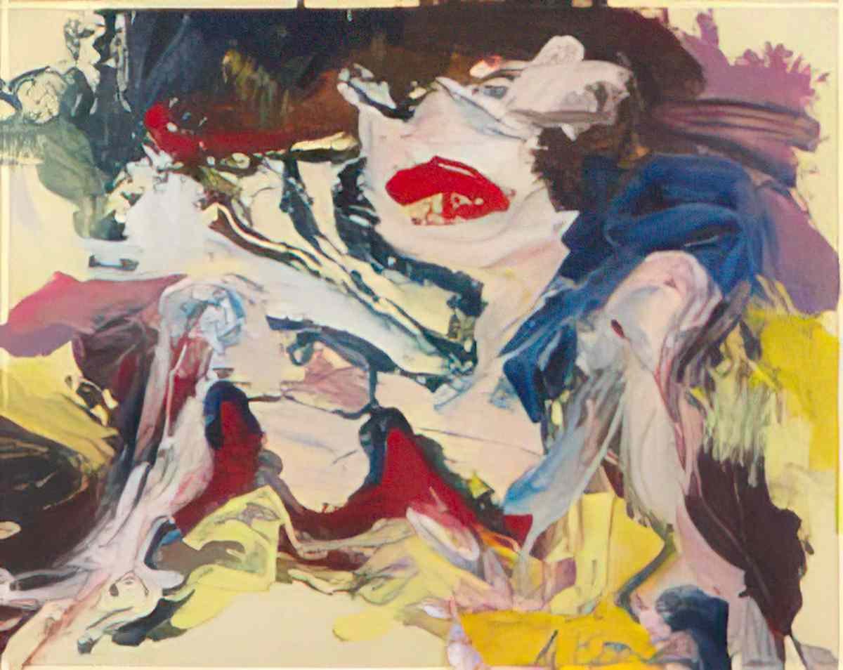 Willem de Kooning untitled woman9 Art A4 Photo Print