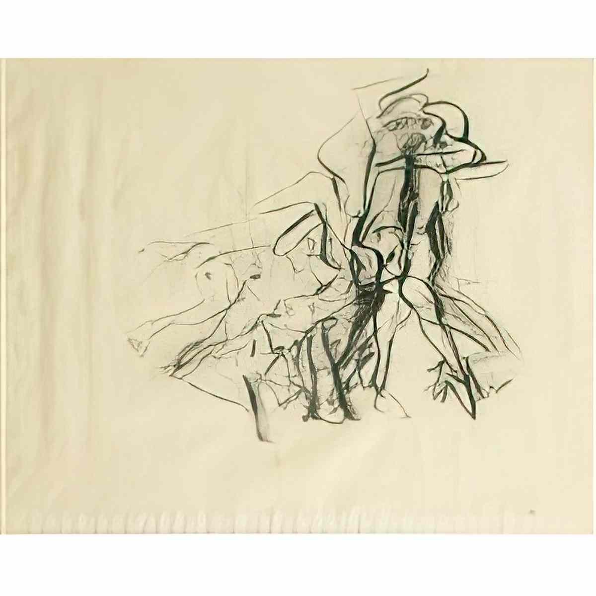 Willem de Kooning untitled women Art A4 Photo Print