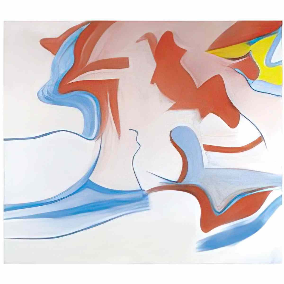 Willem de Kooning untitled xiv1 Art A4 Photo Print