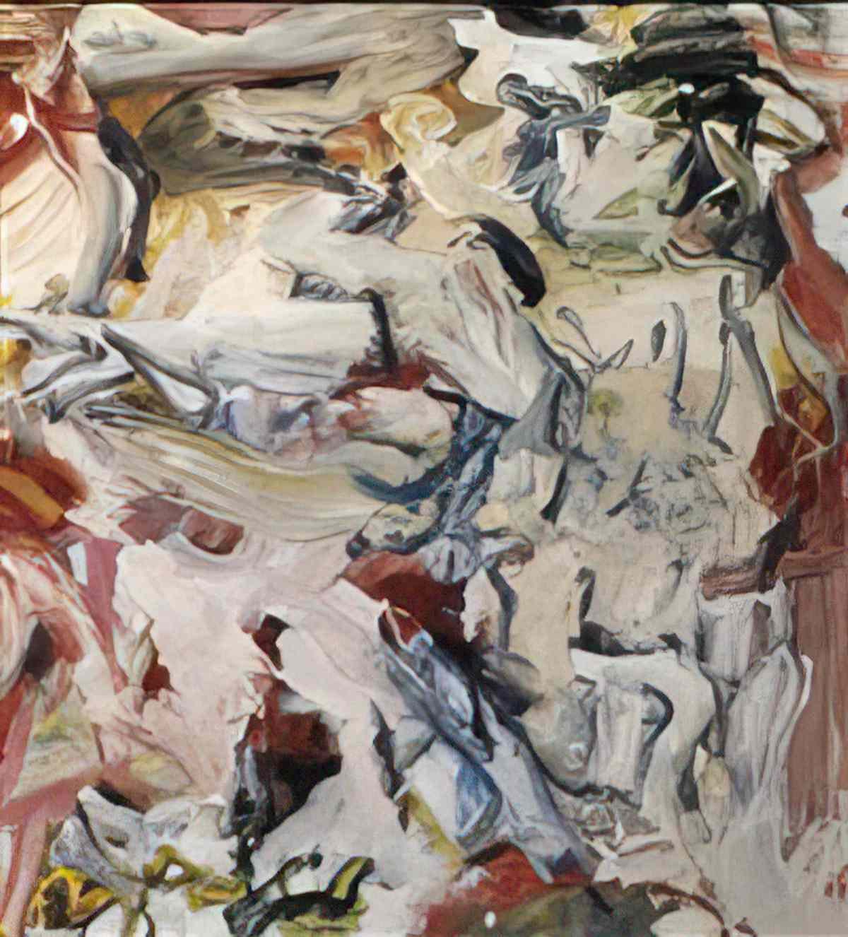 Willem de Kooning untitled xvii2 Art A4 Photo Print