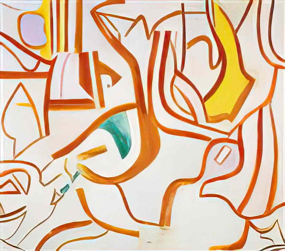 Willem de Kooning untitled xviii6 Art A4 Photo Print