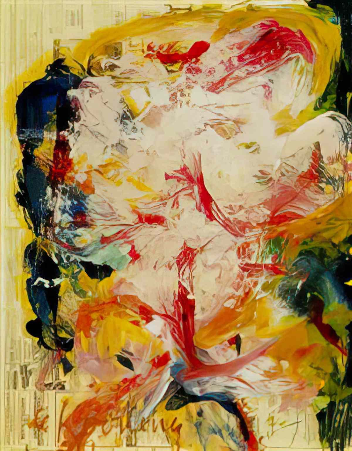 Willem de Kooning untitled101 Art A4 Photo Print