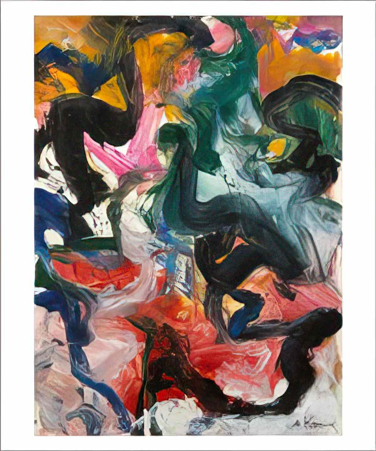Willem de Kooning untitled112 Art A4 Photo Print