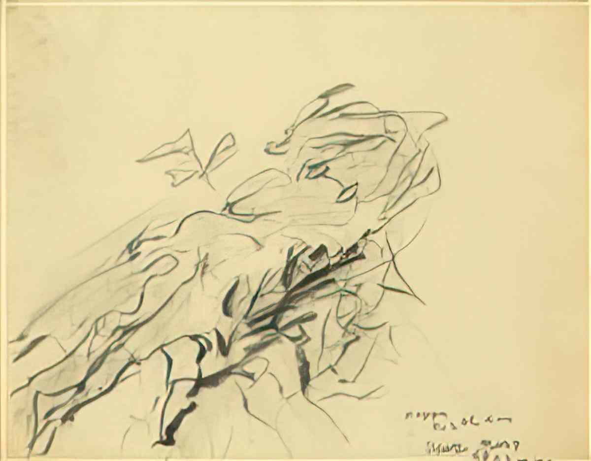 Willem de Kooning untitled113 2 Art A4 Photo Print