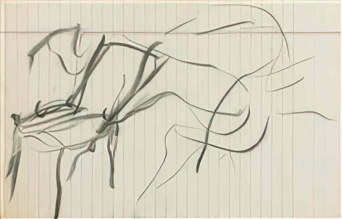 Willem de Kooning untitled119 Art A4 Photo Print