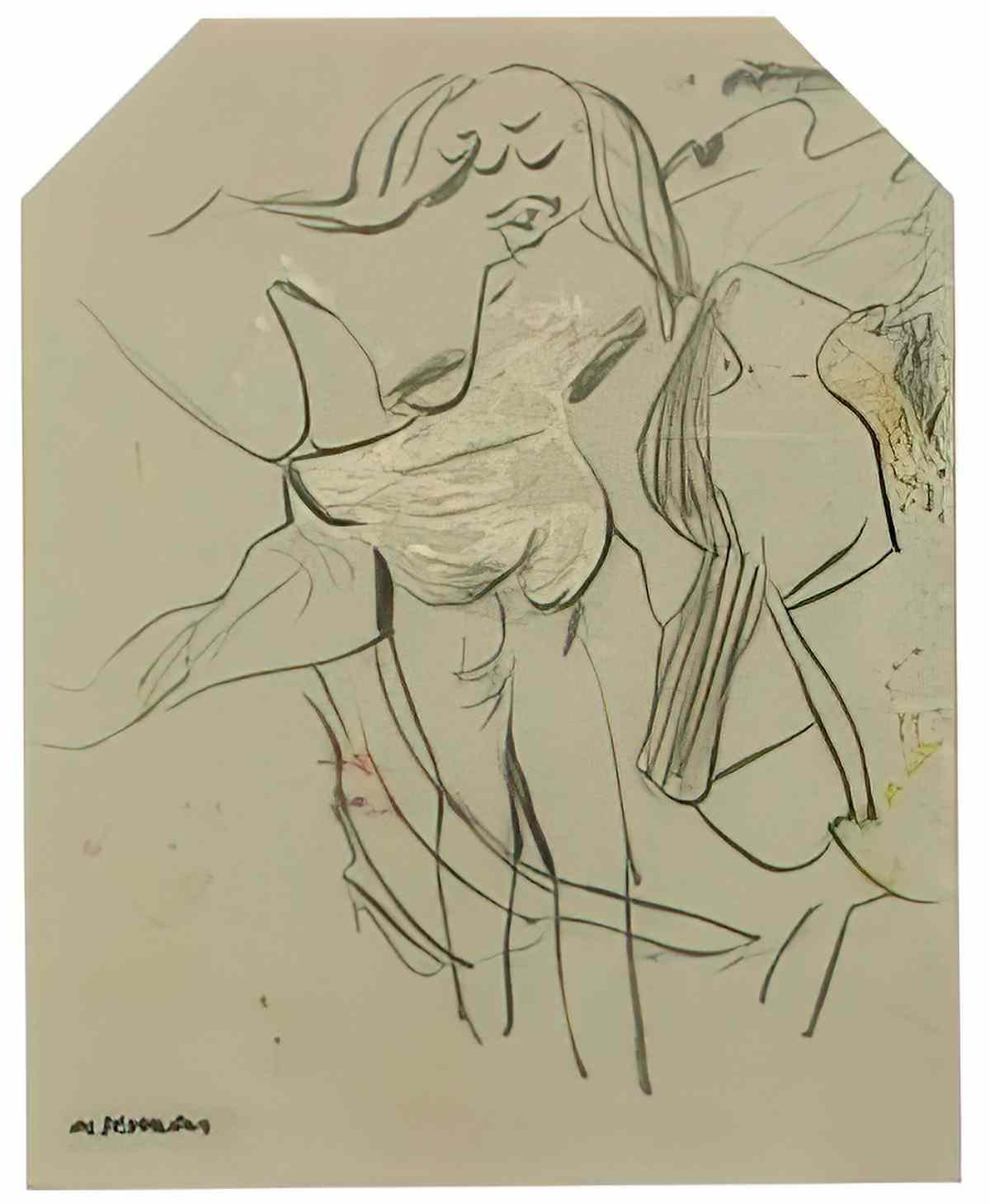 Willem de Kooning untitled123 Art A4 Photo Print