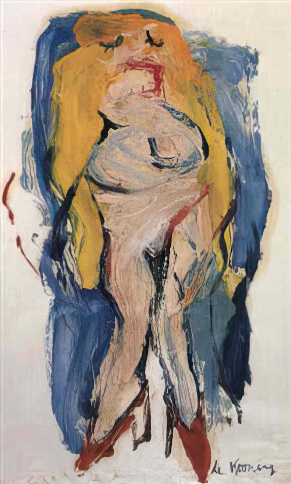 Willem de Kooning untitled125 Art A4 Photo Print
