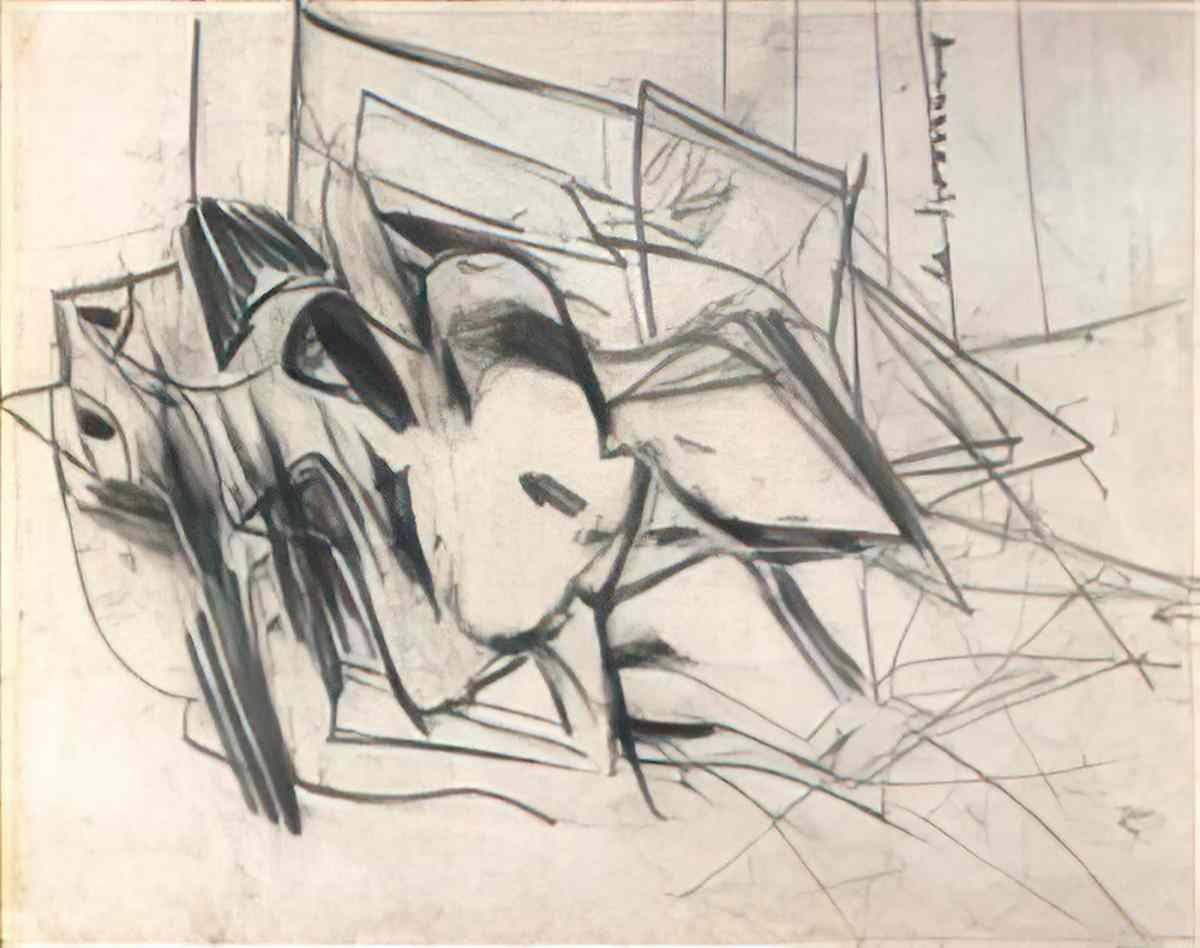 Willem de Kooning untitled128 Art A4 Photo Print