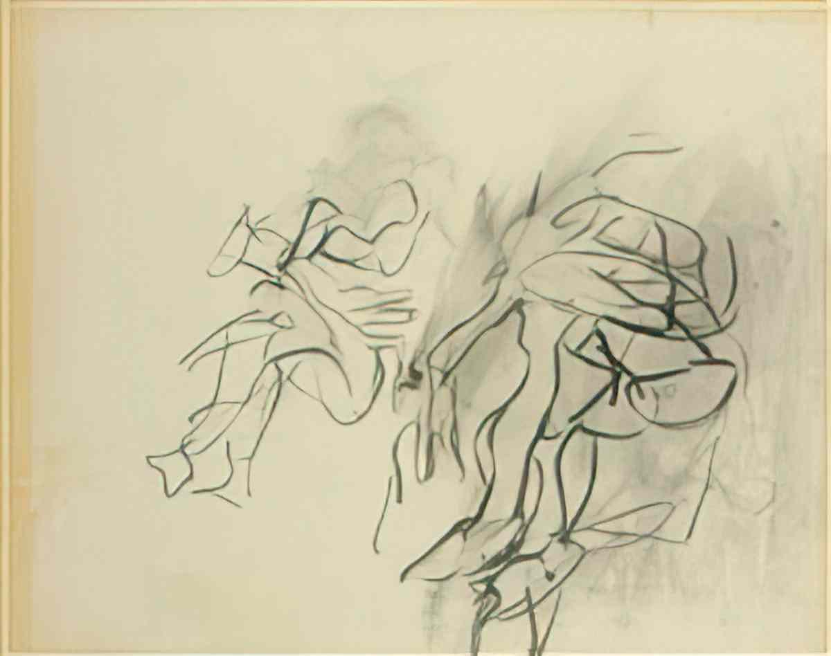 Willem de Kooning untitled130 2 Art A4 Photo Print
