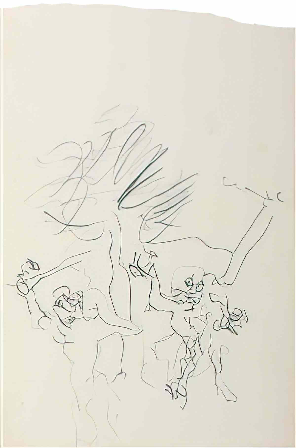 Willem de Kooning untitled134 Art A4 Photo Print