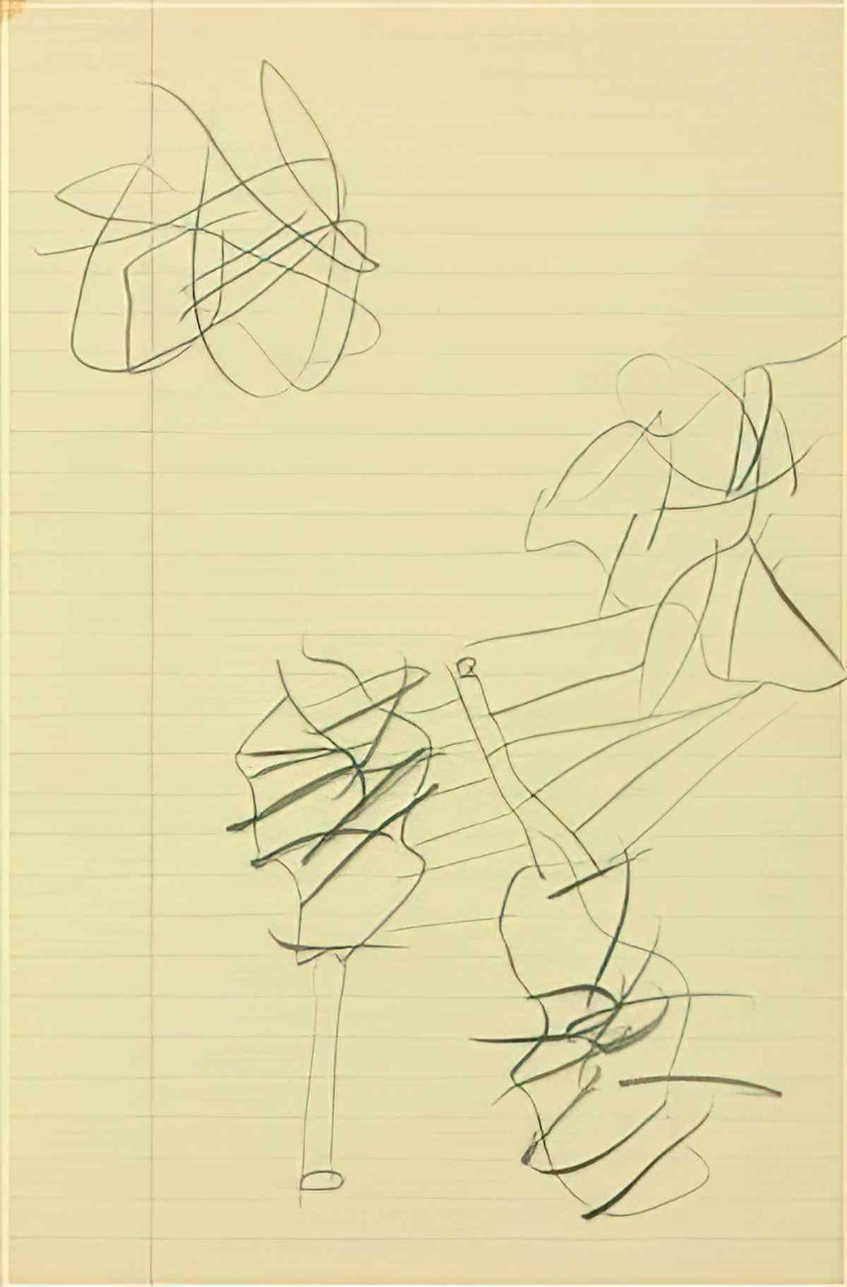 Willem de Kooning untitled138 2 Art A4 Photo Print