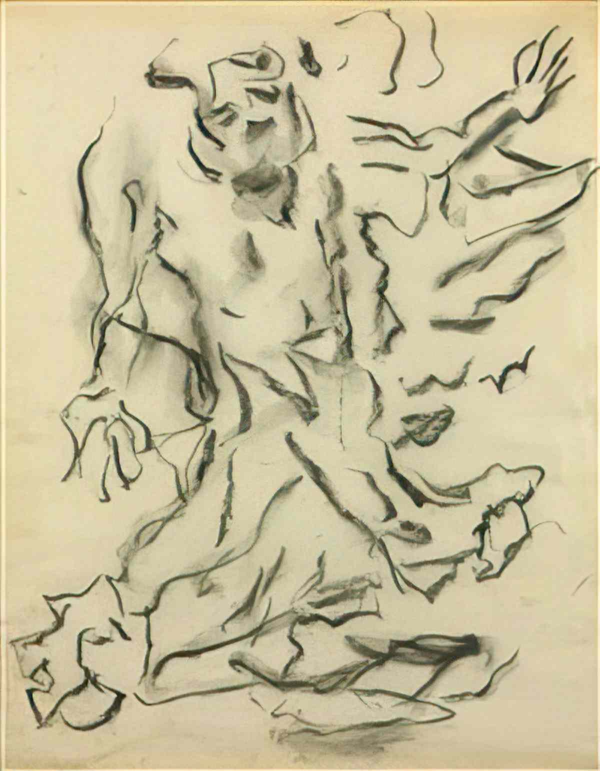 Willem de Kooning untitled141 Art A4 Photo Print