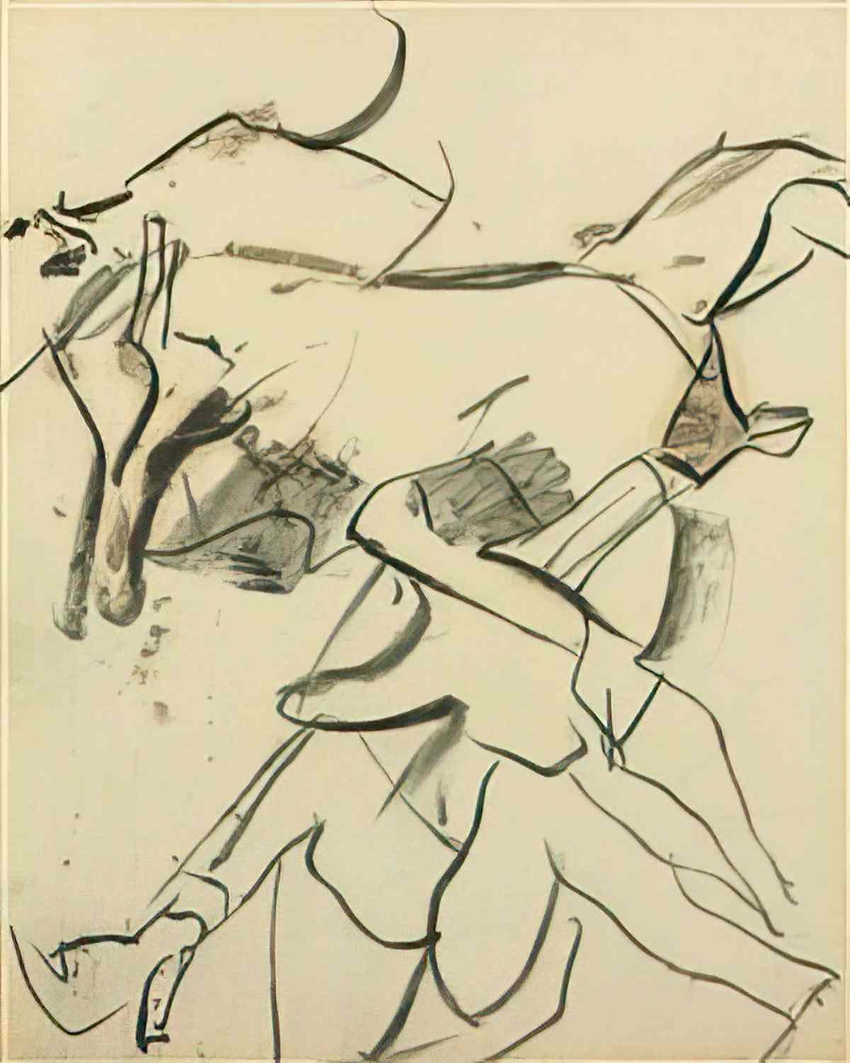 Willem de Kooning untitled147 Art A4 Photo Print