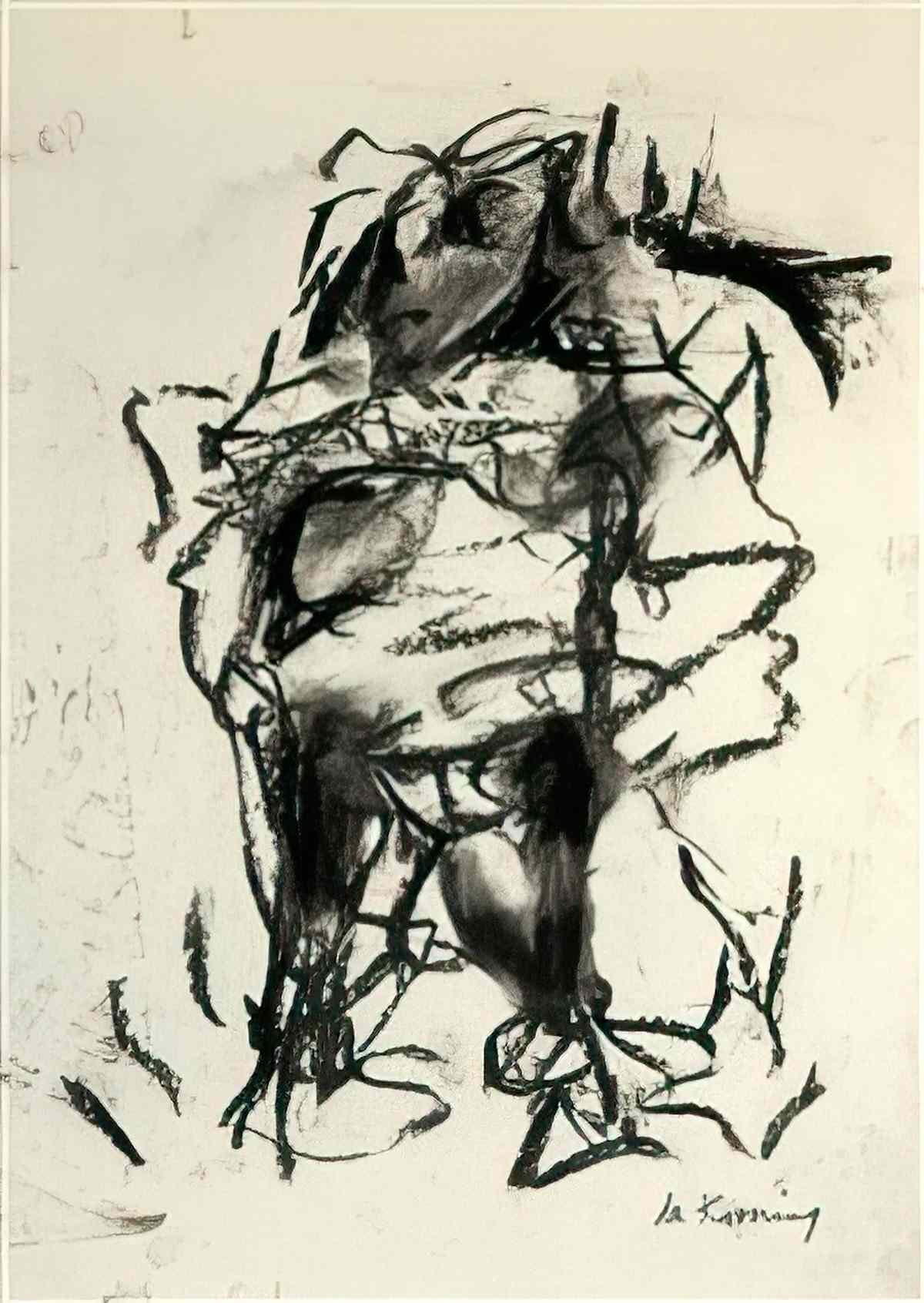 Willem de Kooning untitled149 2 Art A4 Photo Print