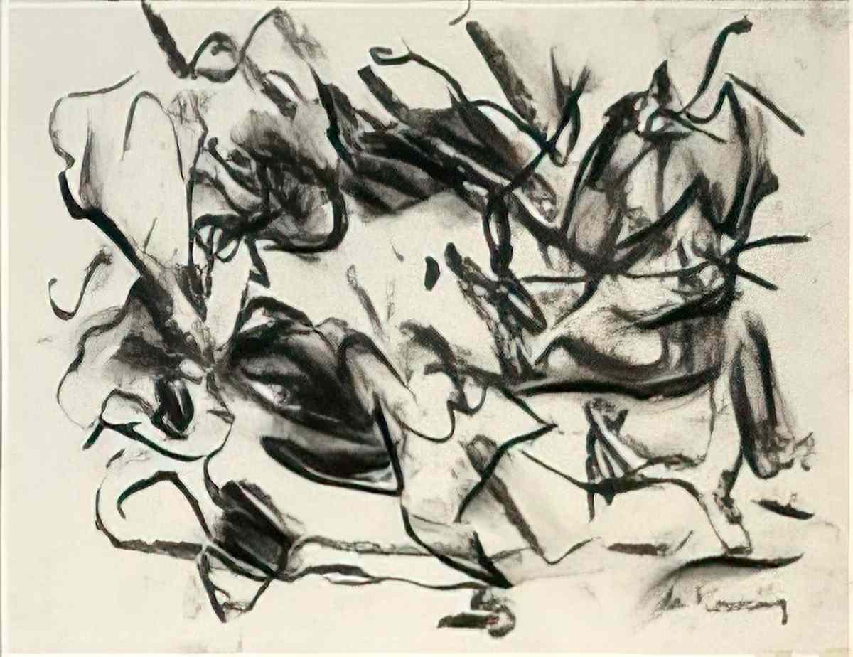 Willem de Kooning untitled150 2 Art A4 Photo Print