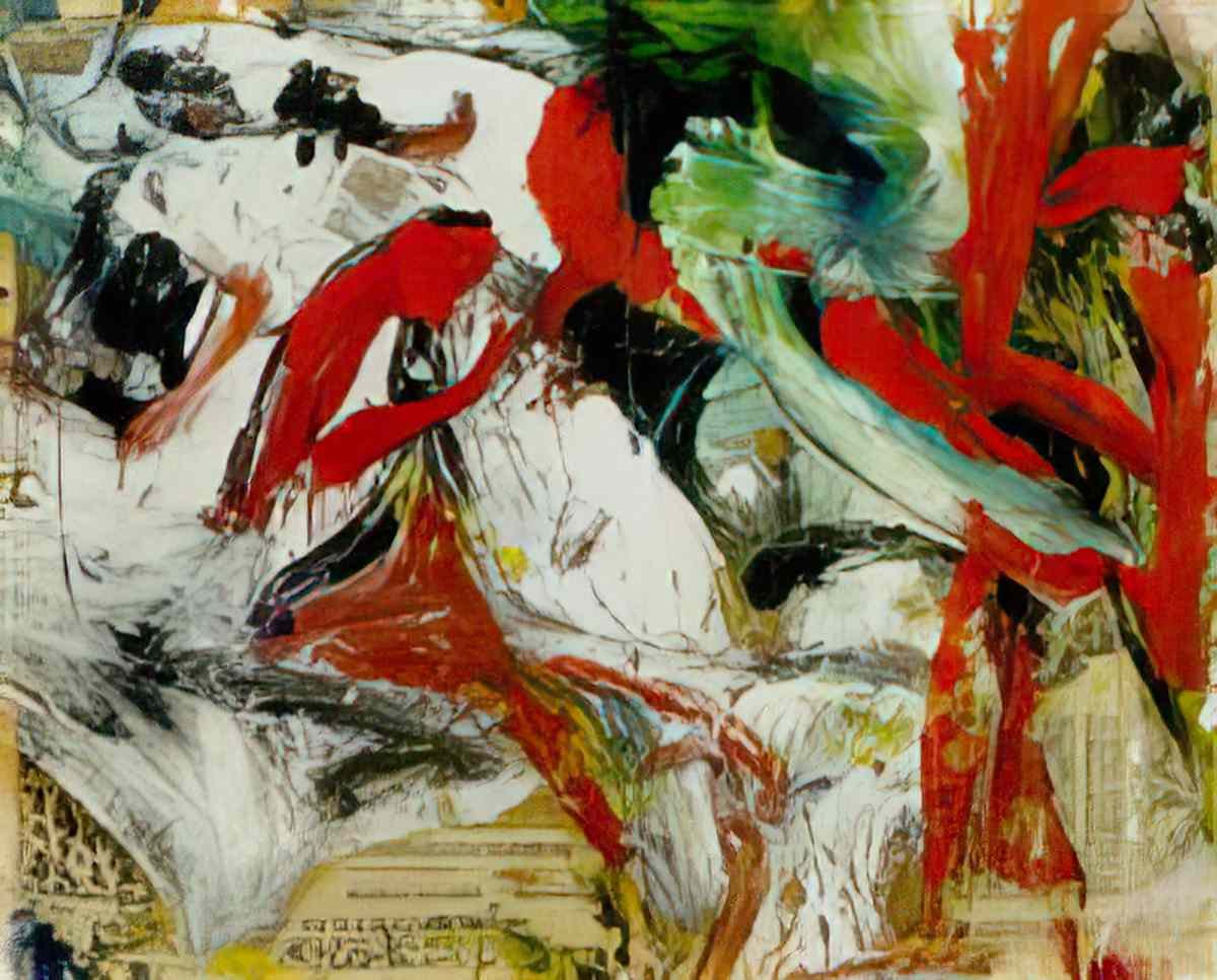 Willem de Kooning untitled154 Art A4 Photo Print