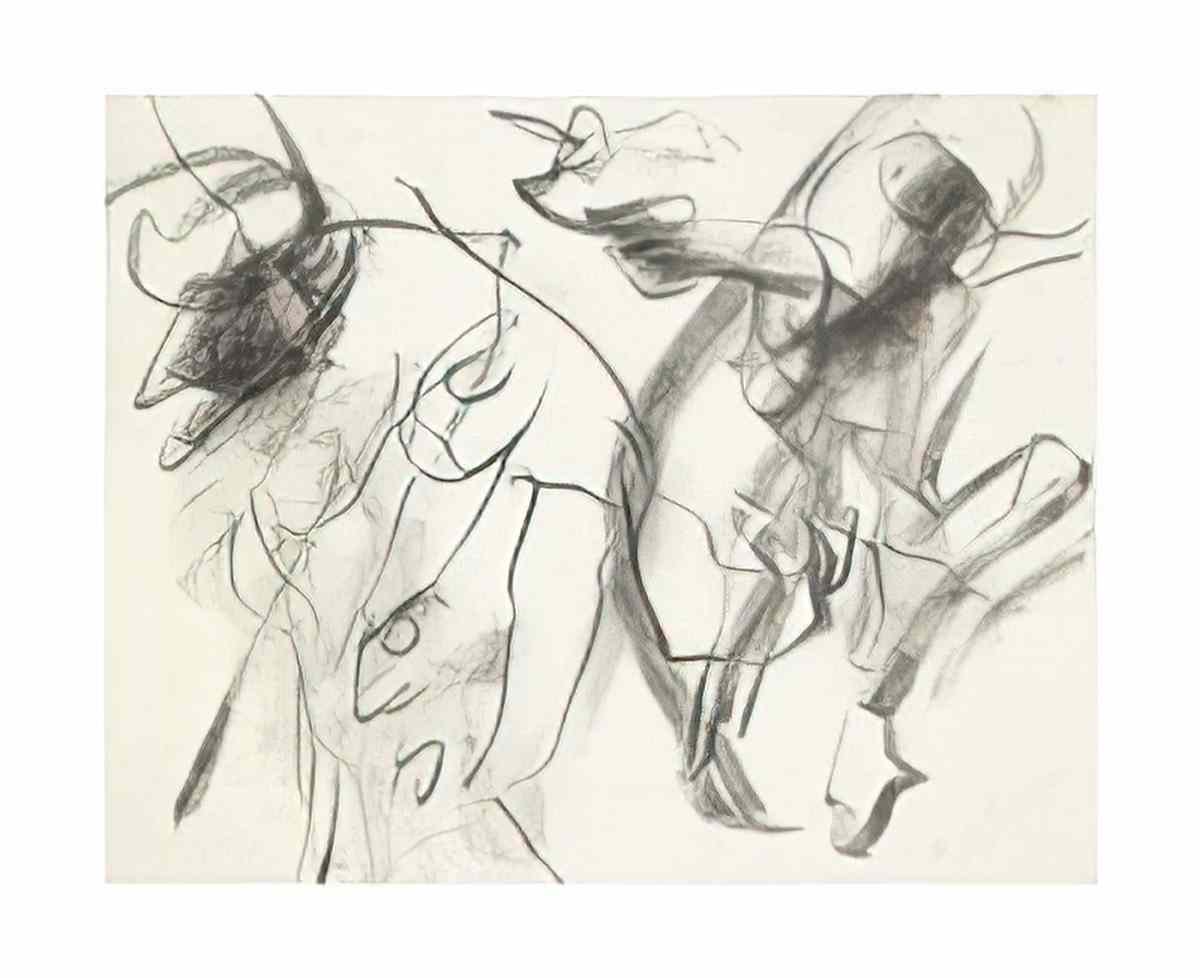 Willem de Kooning untitled156 2 Art A4 Photo Print