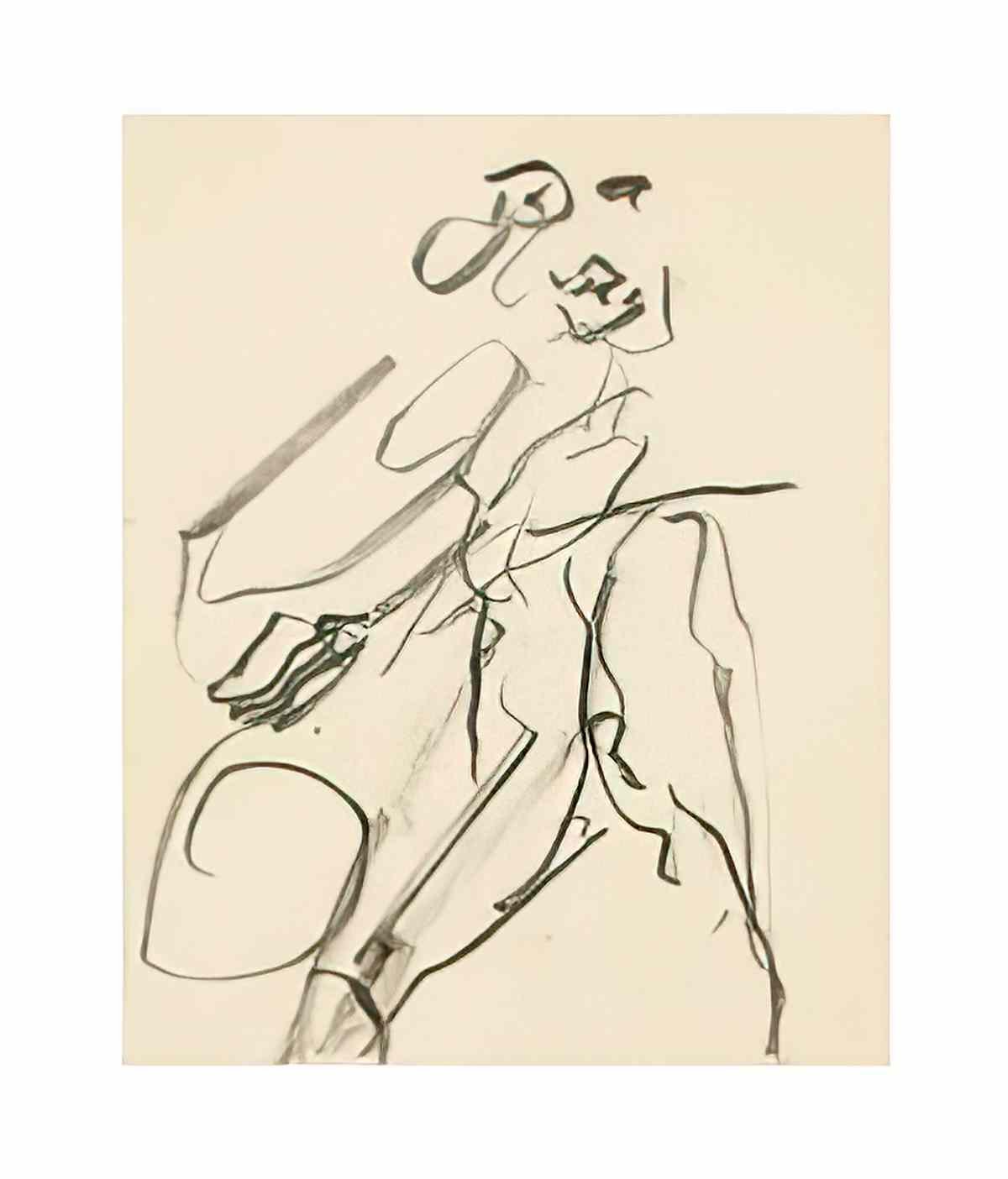 Willem de Kooning untitled157 2 Art A4 Photo Print