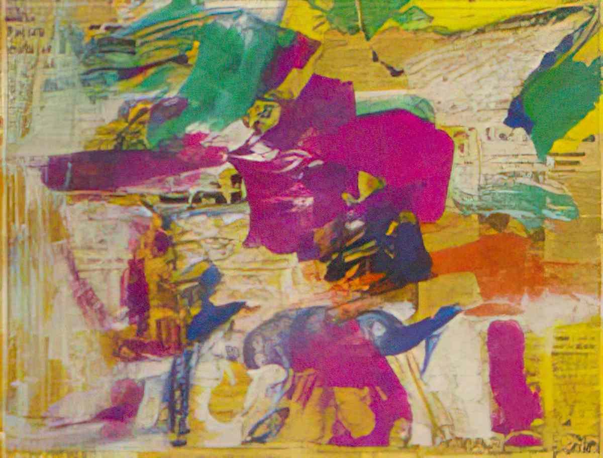Willem de Kooning untitled158 Art A4 Photo Print