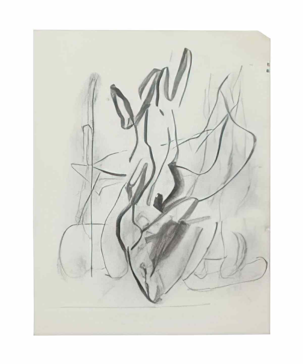 Willem de Kooning untitled159 2 Art A4 Photo Print
