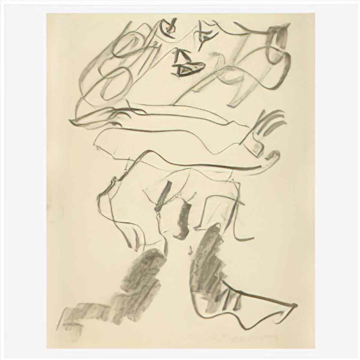 Willem de Kooning untitled16 2 Art A4 Photo Print