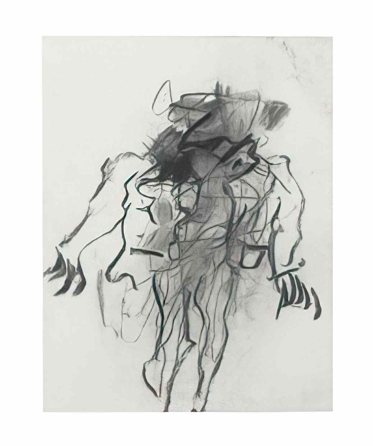 Willem de Kooning untitled160 2 Art A4 Photo Print