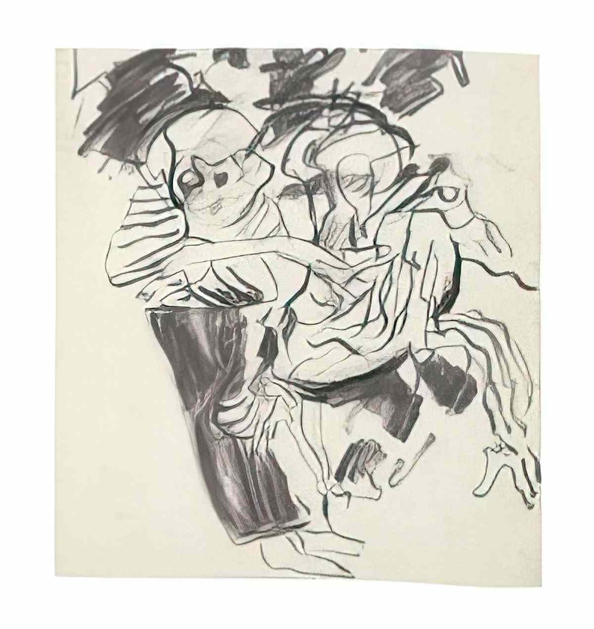 Willem de Kooning untitled164 2 Art A4 Photo Print