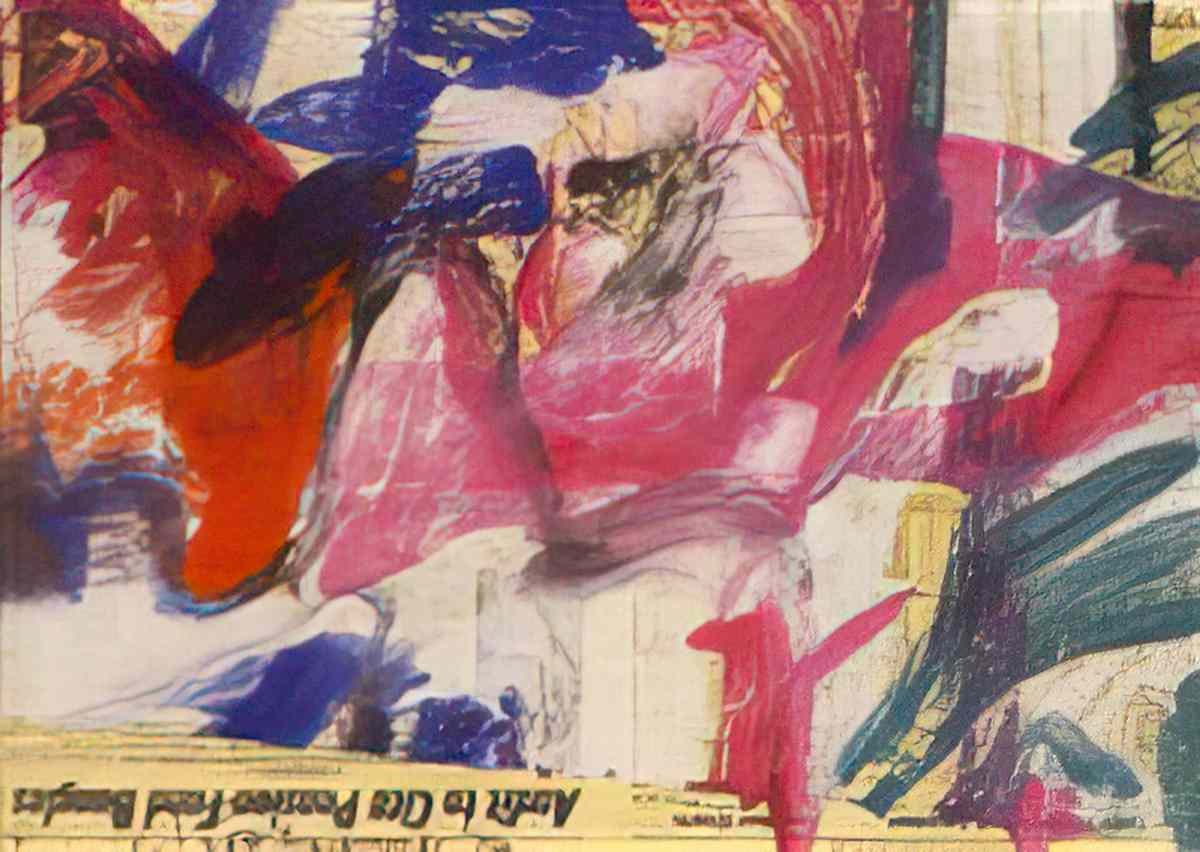 Willem de Kooning untitled165 Art A4 Photo Print