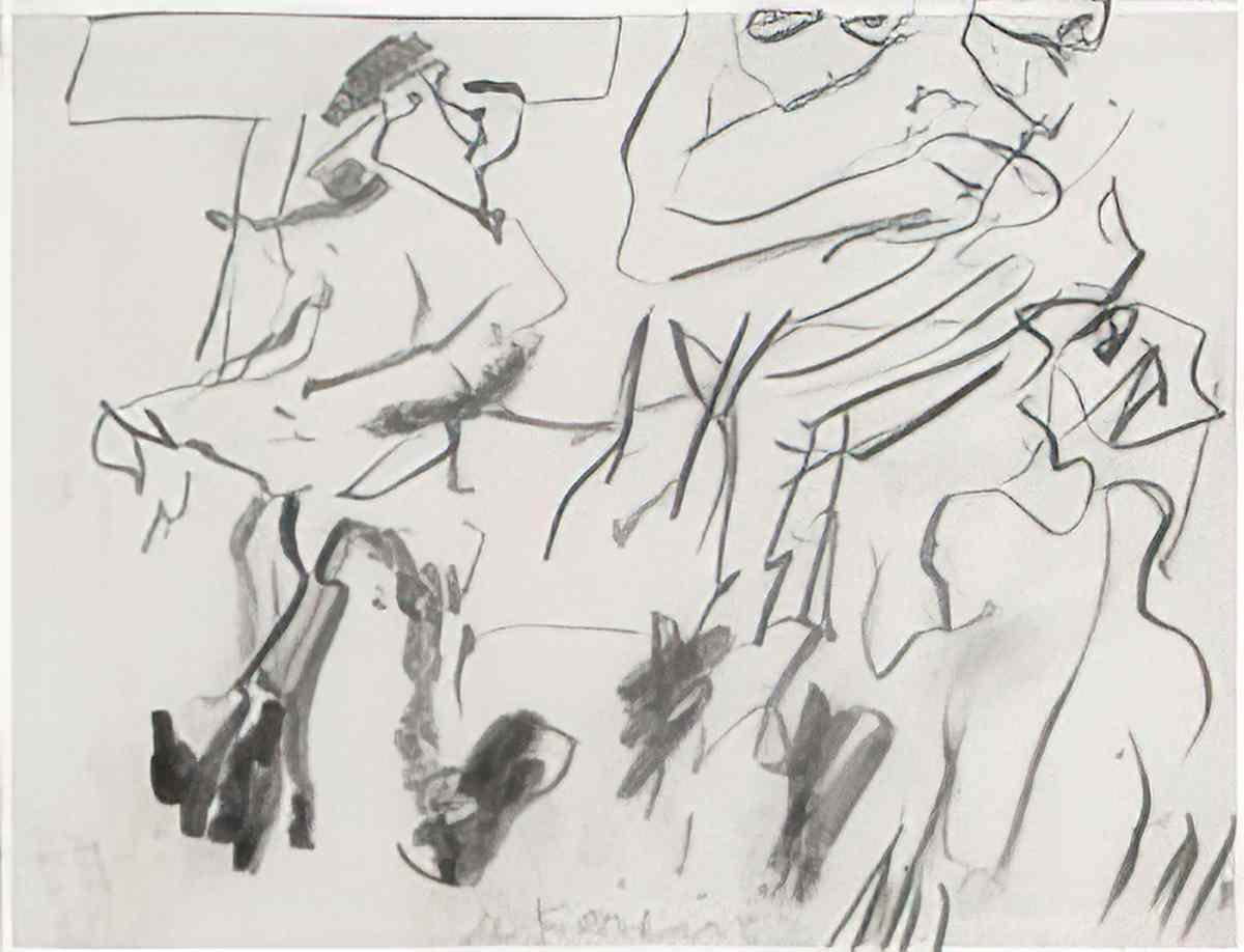 Willem de Kooning untitled169 2 Art A4 Photo Print