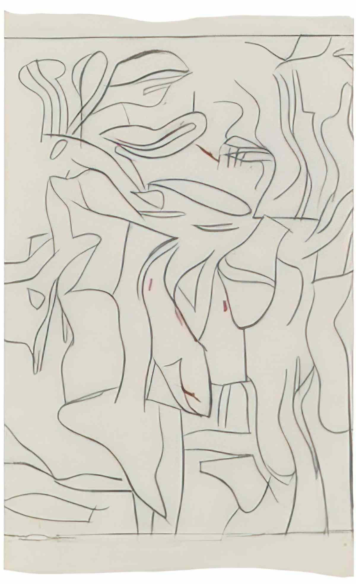 Willem de Kooning untitled17 2 Art A4 Photo Print