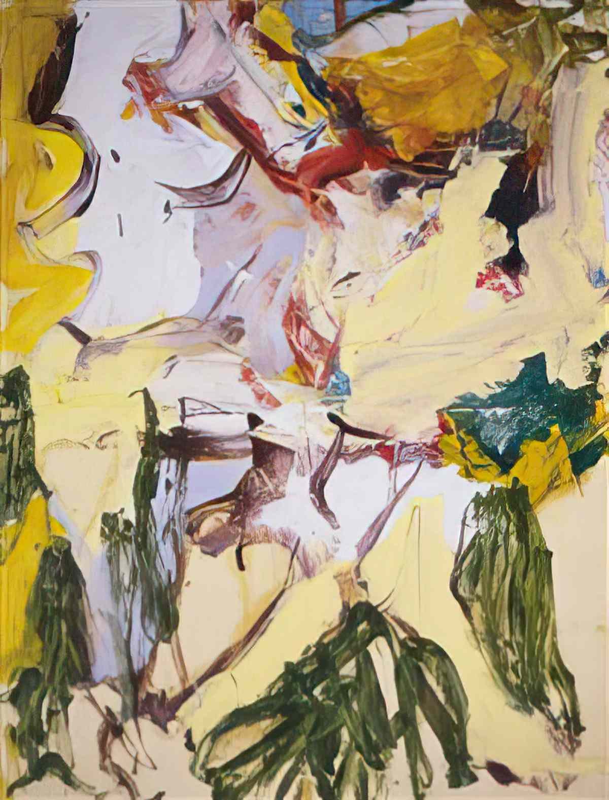 Willem de Kooning untitled172 Art A4 Photo Print