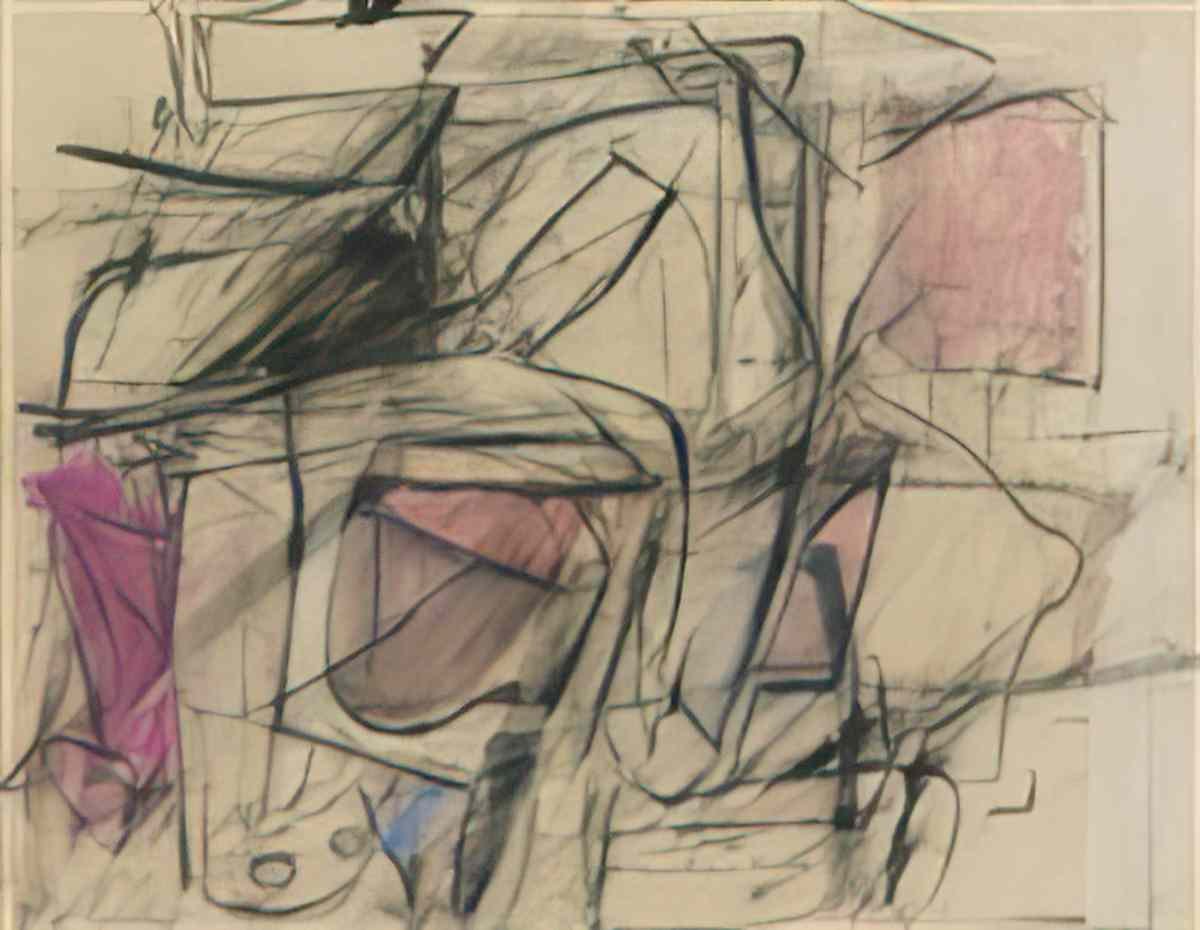 Willem de Kooning untitled1722 Art A4 Photo Print