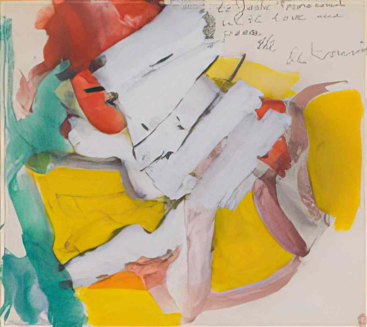 Willem de Kooning untitled175 2 Art A4 Photo Print