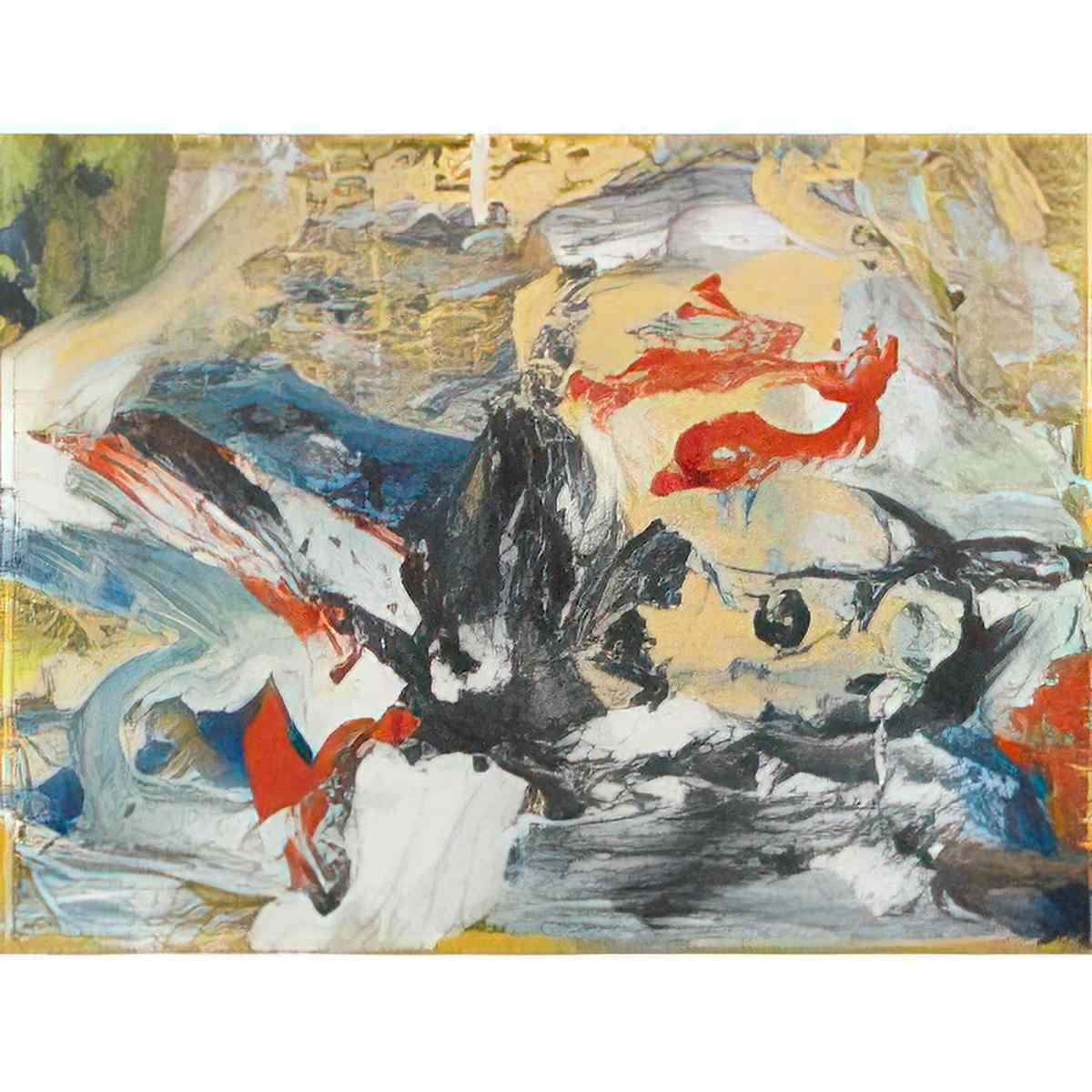Willem de Kooning untitled178 Art A4 Photo Print