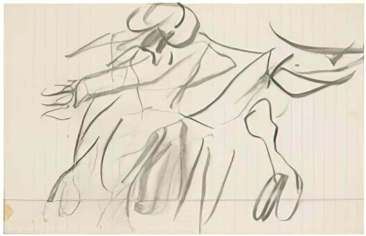 Willem de Kooning untitled18 2 Art A4 Photo Print