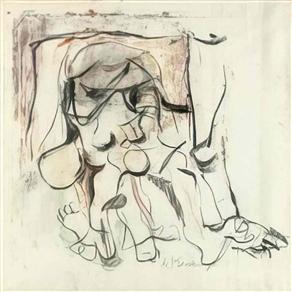 Willem de Kooning untitled1822 Art A4 Photo Print