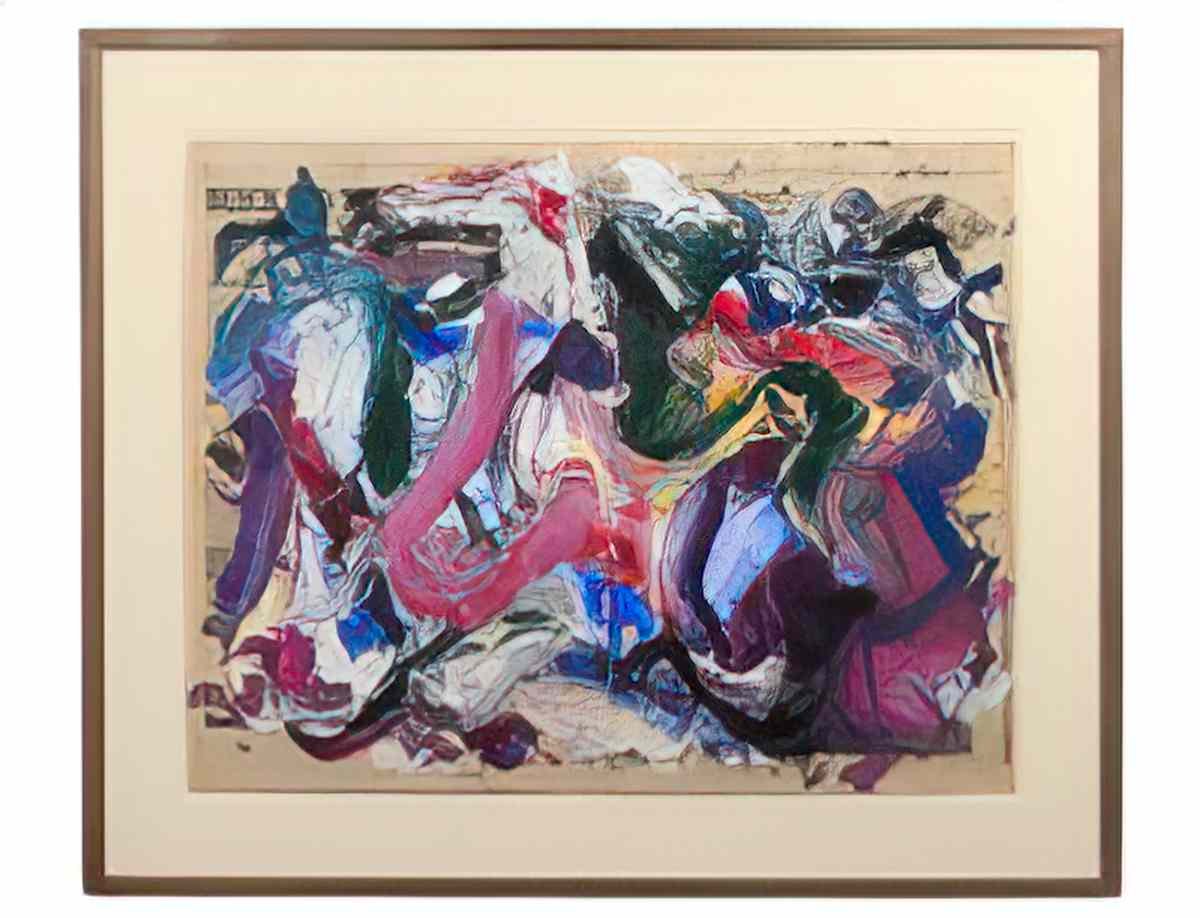 Willem de Kooning untitled185 Art A4 Photo Print
