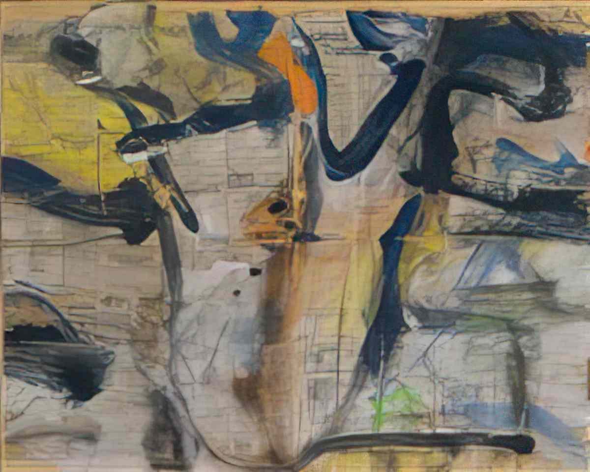 Willem de Kooning untitled190 Art A4 Photo Print