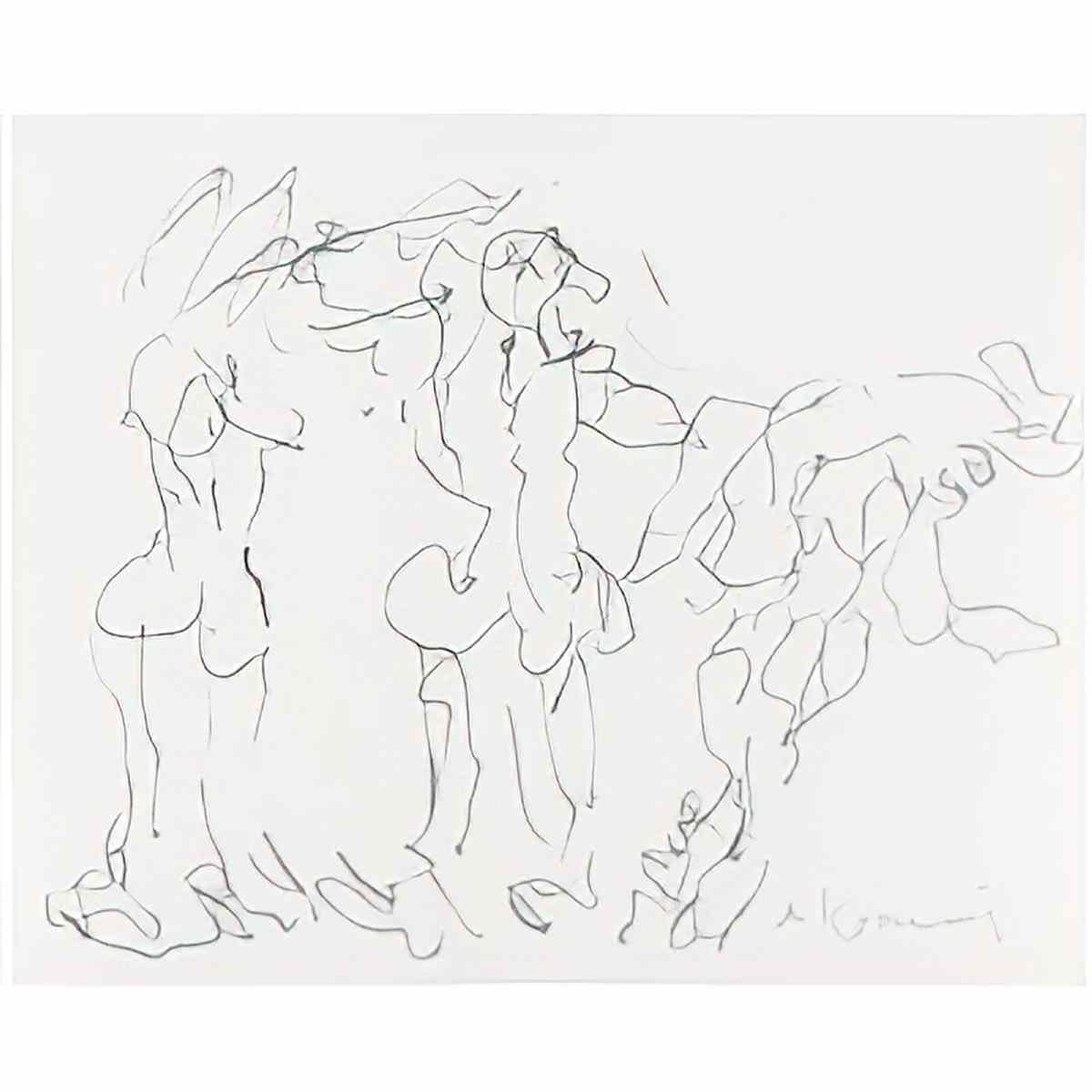 Willem de Kooning untitled199 2 Art A4 Photo Print