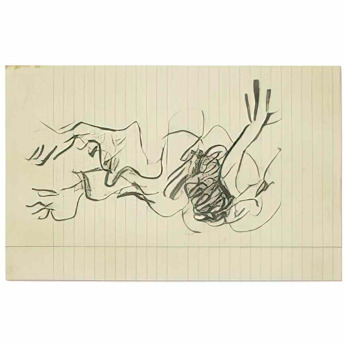 Willem de Kooning untitled2 Art A4 Photo Print