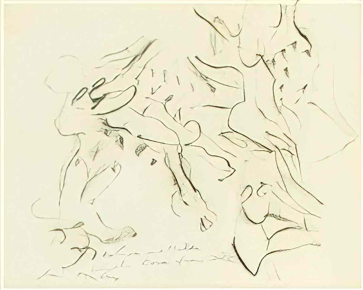 Willem de Kooning untitled2022 Art A4 Photo Print