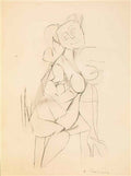 Willem de Kooning untitled205 2 Art A4 Photo Print