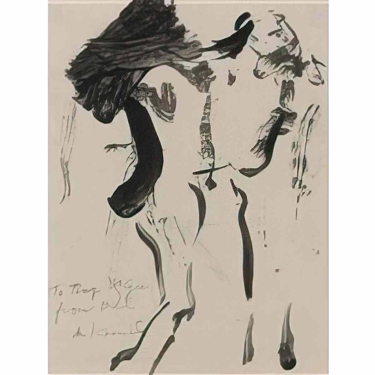 Willem de Kooning untitled208 2 Art A4 Photo Print