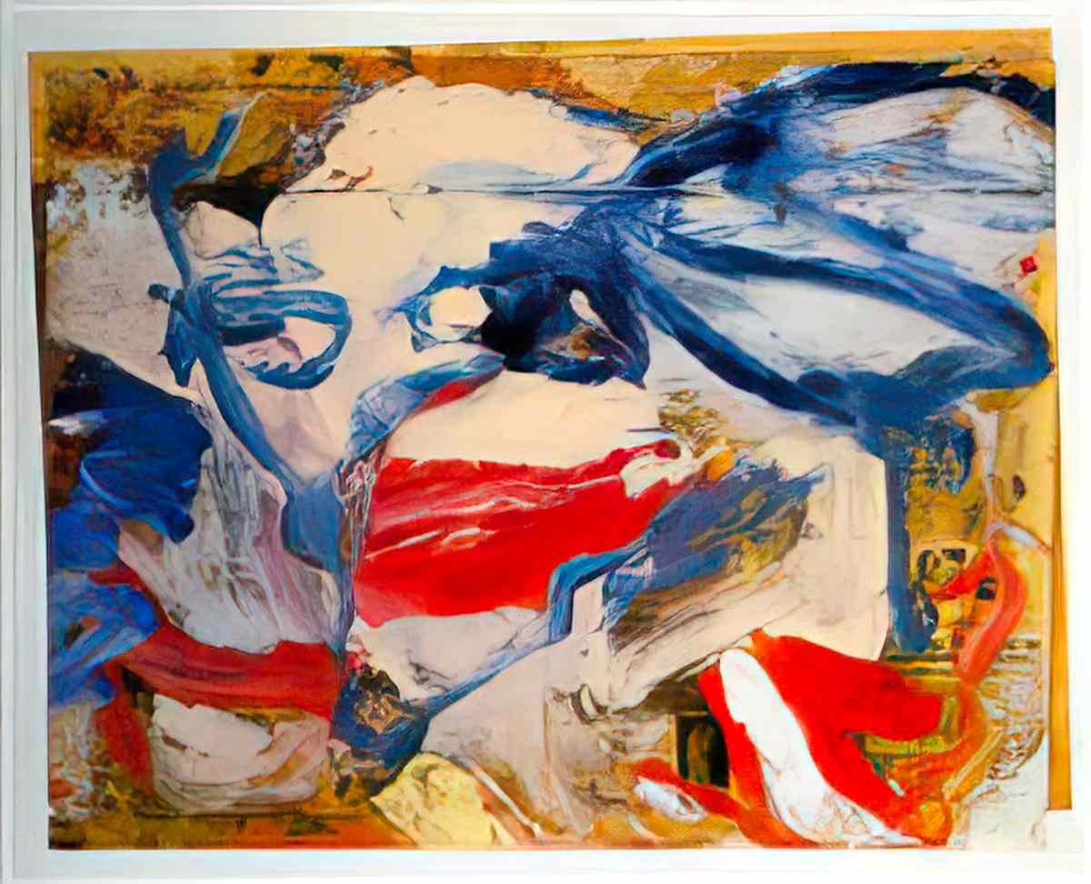 Willem de Kooning untitled21 Art A4 Photo Print