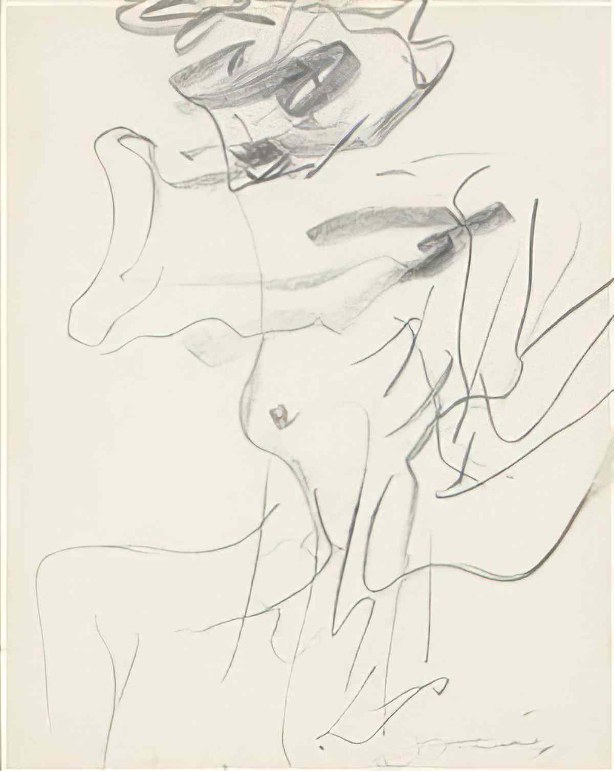 Willem de Kooning untitled211 2 Art A4 Photo Print
