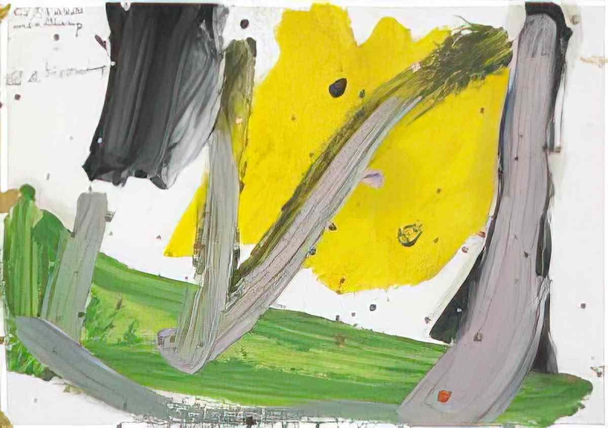 Willem de Kooning untitled211 Art A4 Photo Print