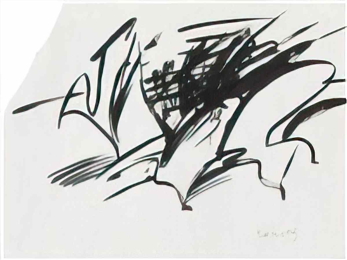 Willem de Kooning untitled218 2 Art A4 Photo Print