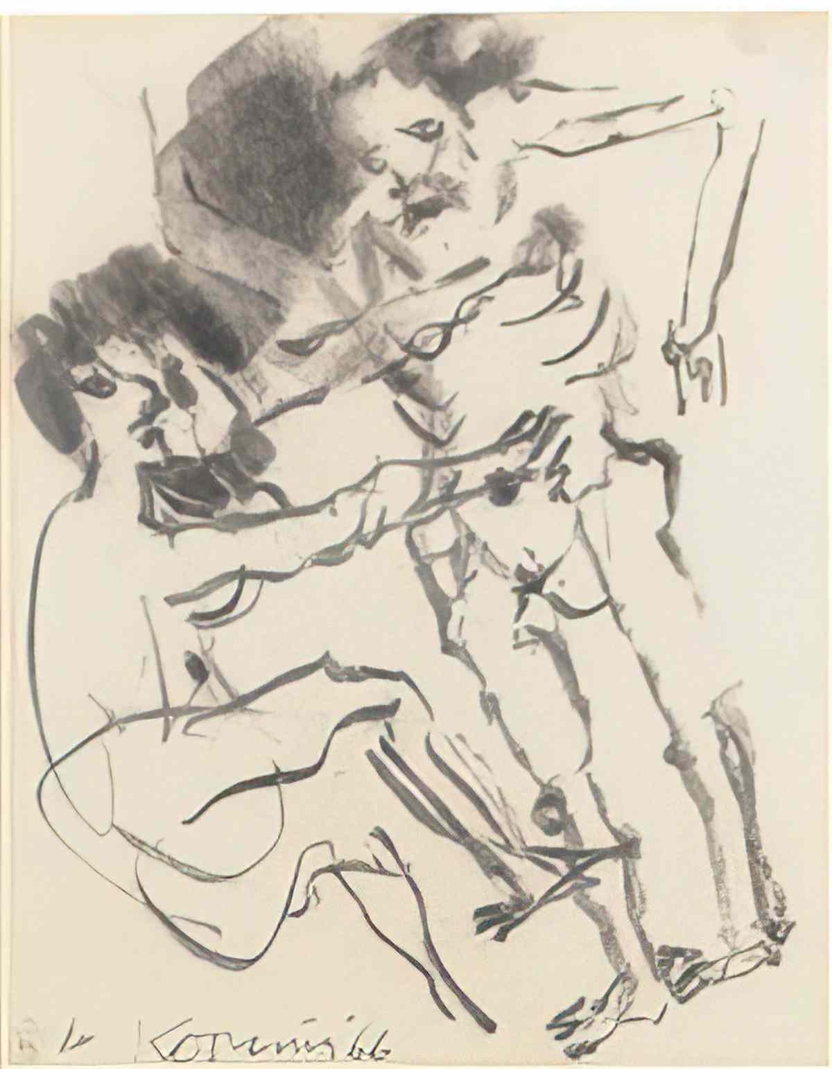 Willem de Kooning untitled225 2 Art A4 Photo Print