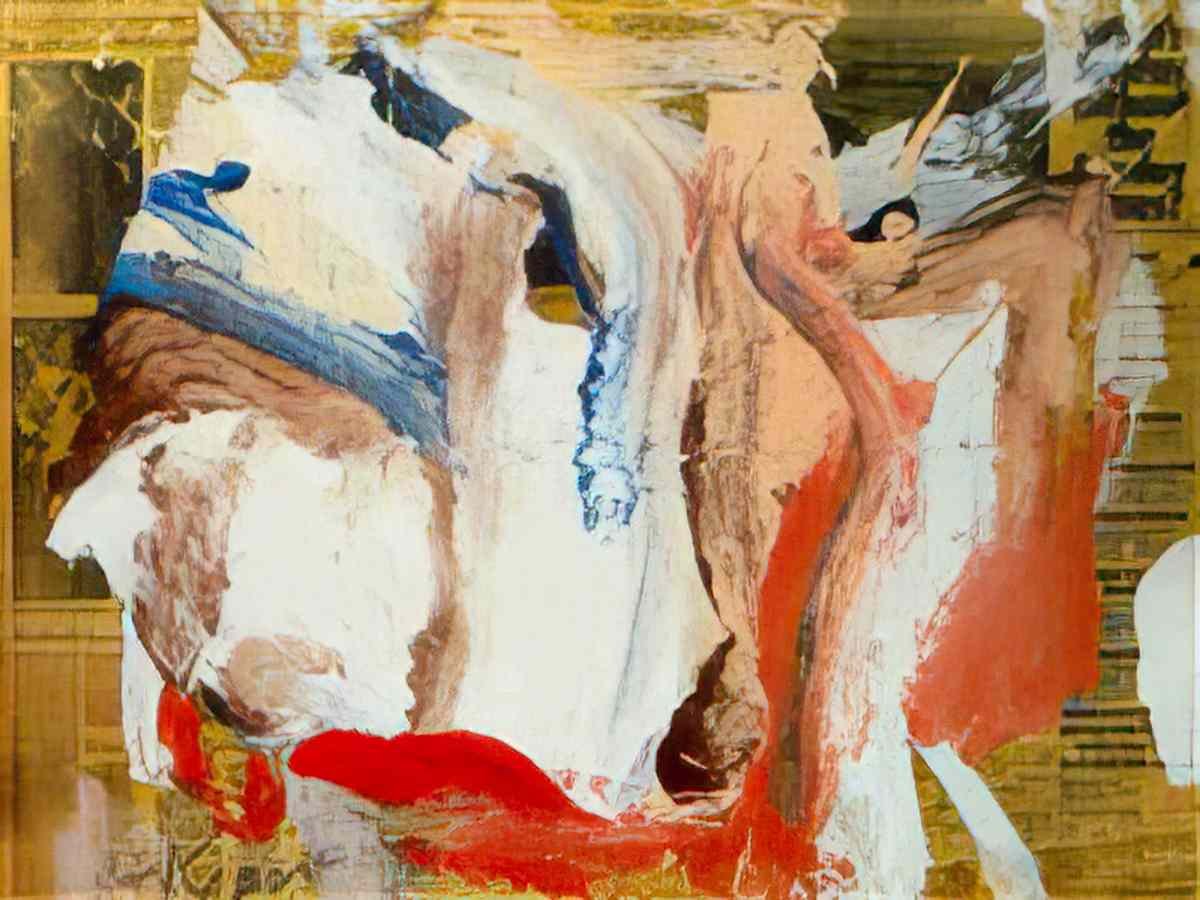 Willem de Kooning untitled227 Art A4 Photo Print